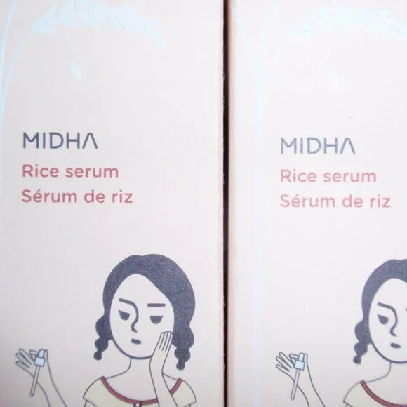 NIP Bundle of 4 Midha Rice Toner Serum Scrub Korean Beauty - Picture 3 of 16